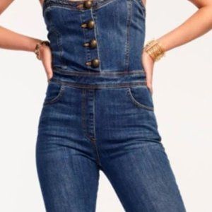 Ramy Brook Colette Denim Jumpsuit in Medium Wash